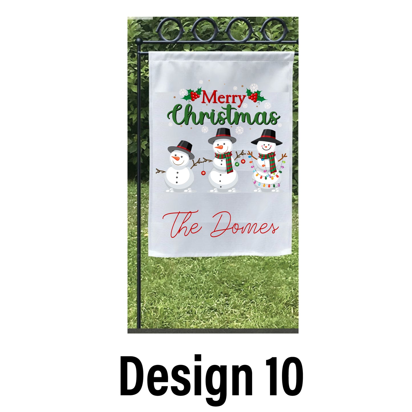 Garden Flag Personalized - Holidays - Seasons