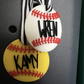 Personalized Baseball Or Softball Bag Charm