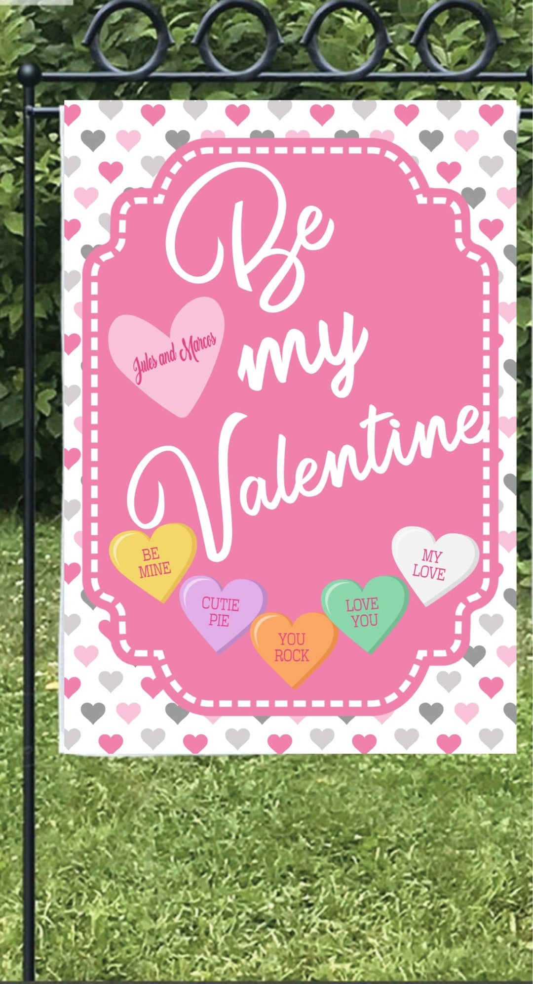 ❤️Valentine Garden Flag - Personalized❤️