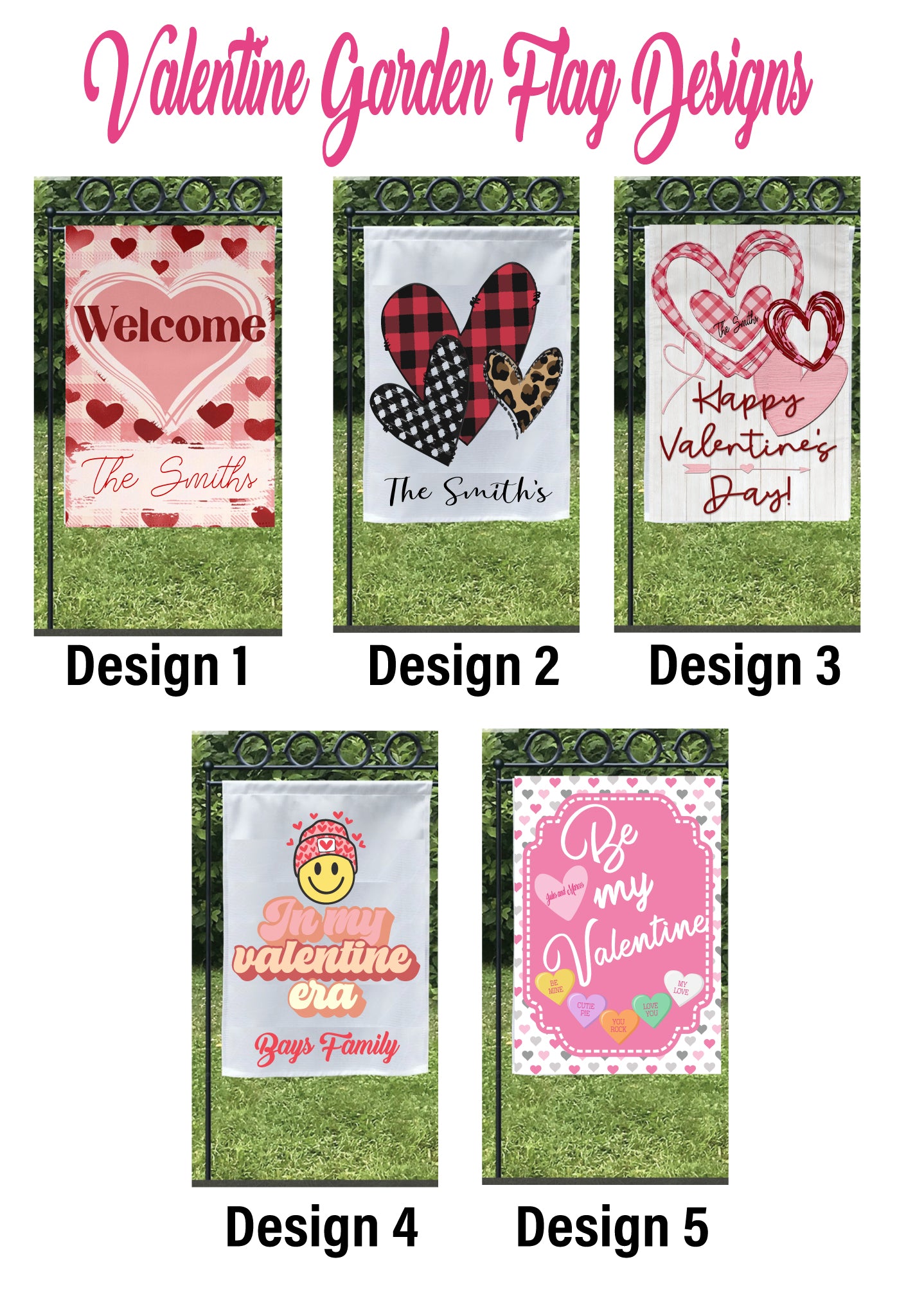 ❤️Valentine Garden Flag - Personalized❤️