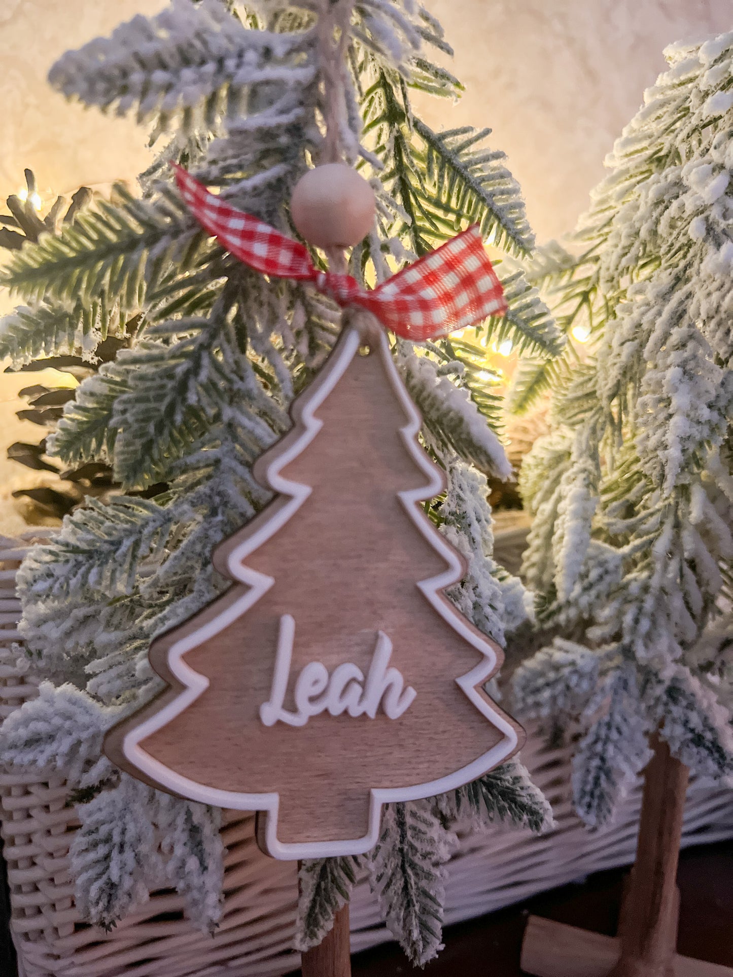 Personalized Wooden Ornament