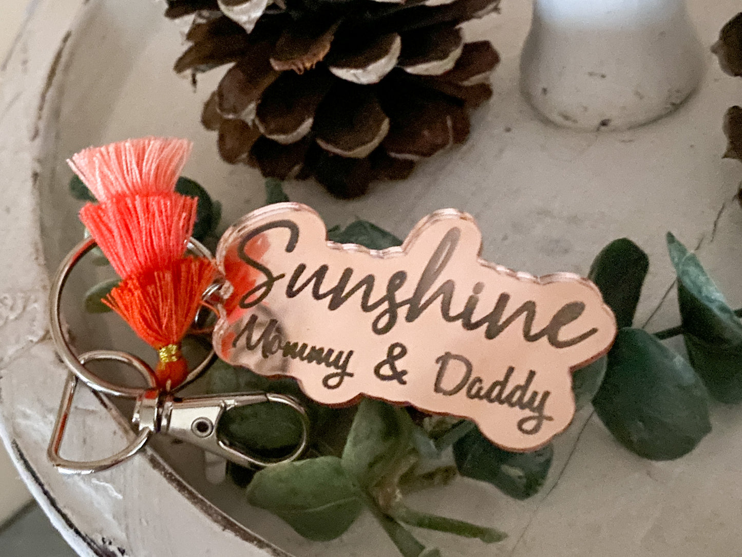 Acrylic Keychain - Mirrored