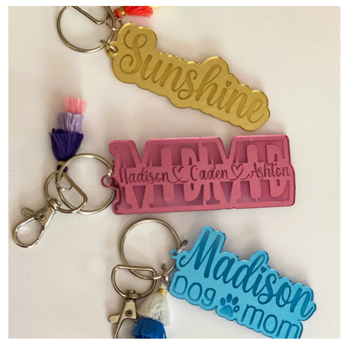 Acrylic Keychain - Mirrored