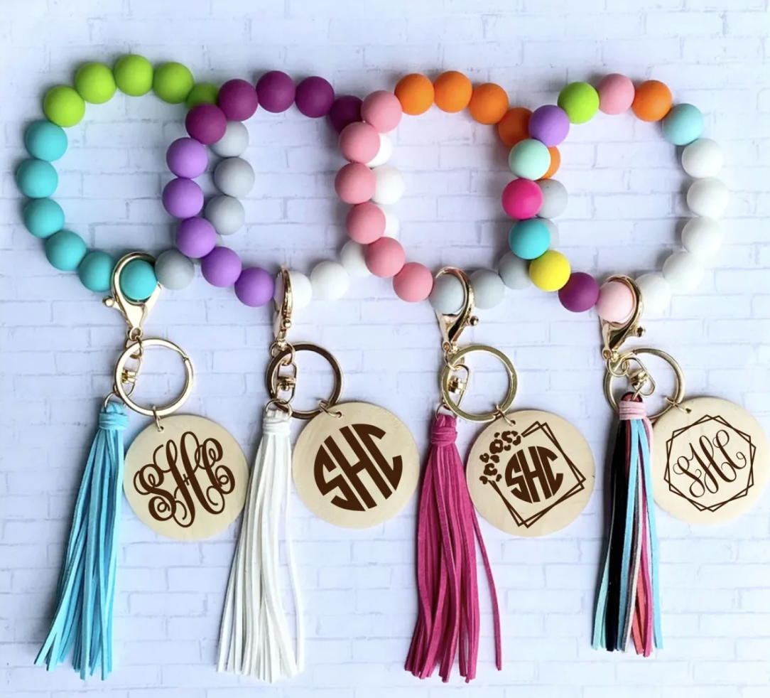 Personalized Bracelet Keychain