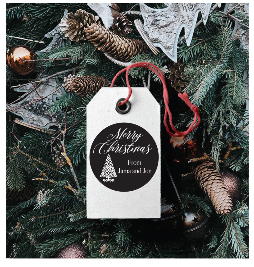 Christmas Packaging Stickers - Personalized