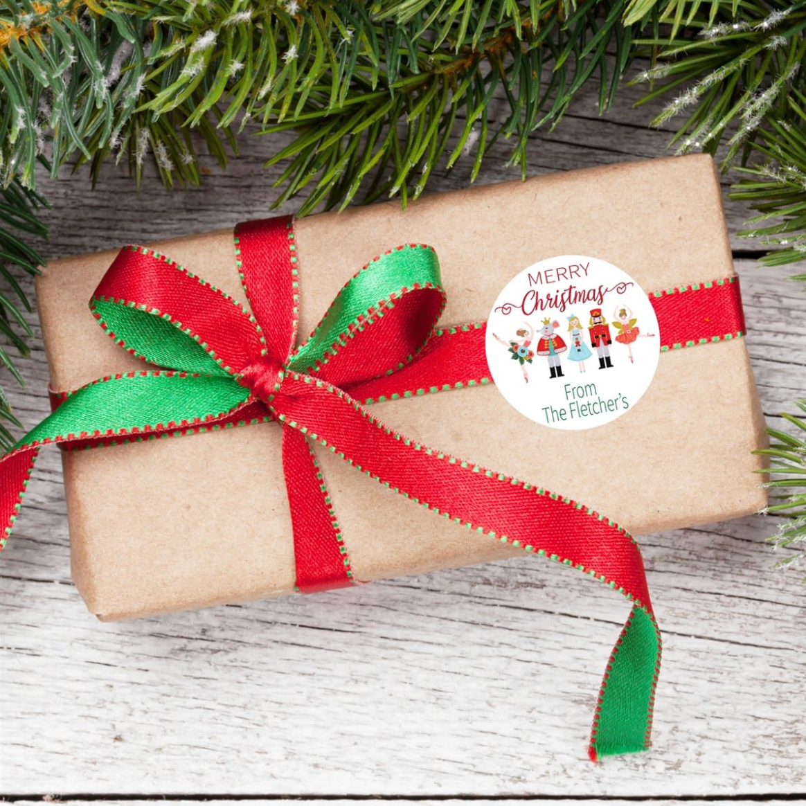 Christmas Packaging Stickers - Personalized