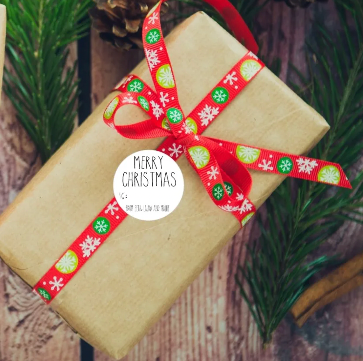 Christmas Packaging Stickers - Personalized