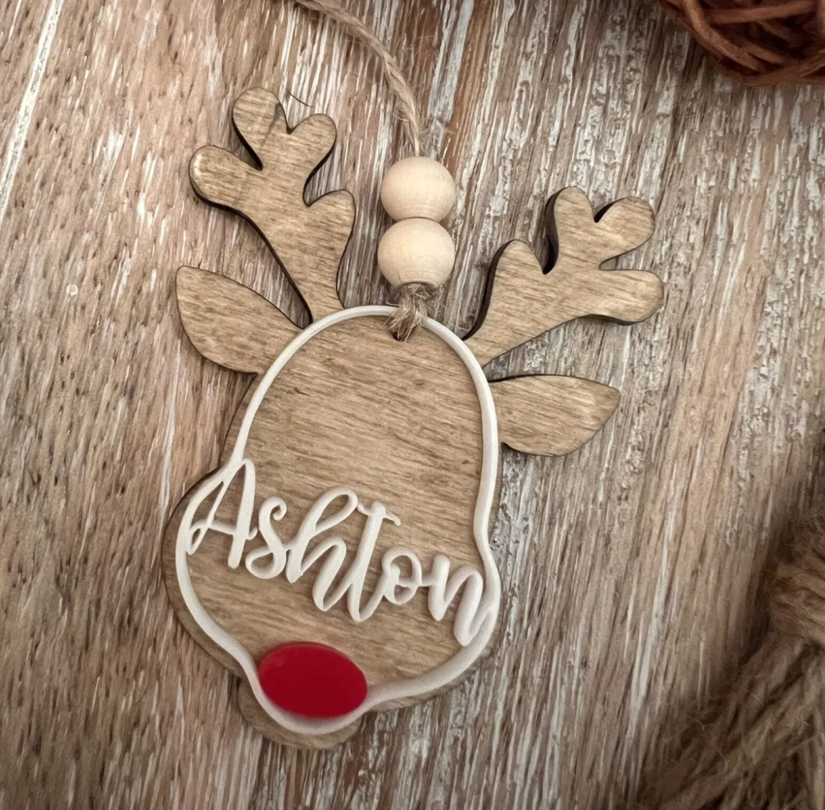 Personalized Wooden Ornament