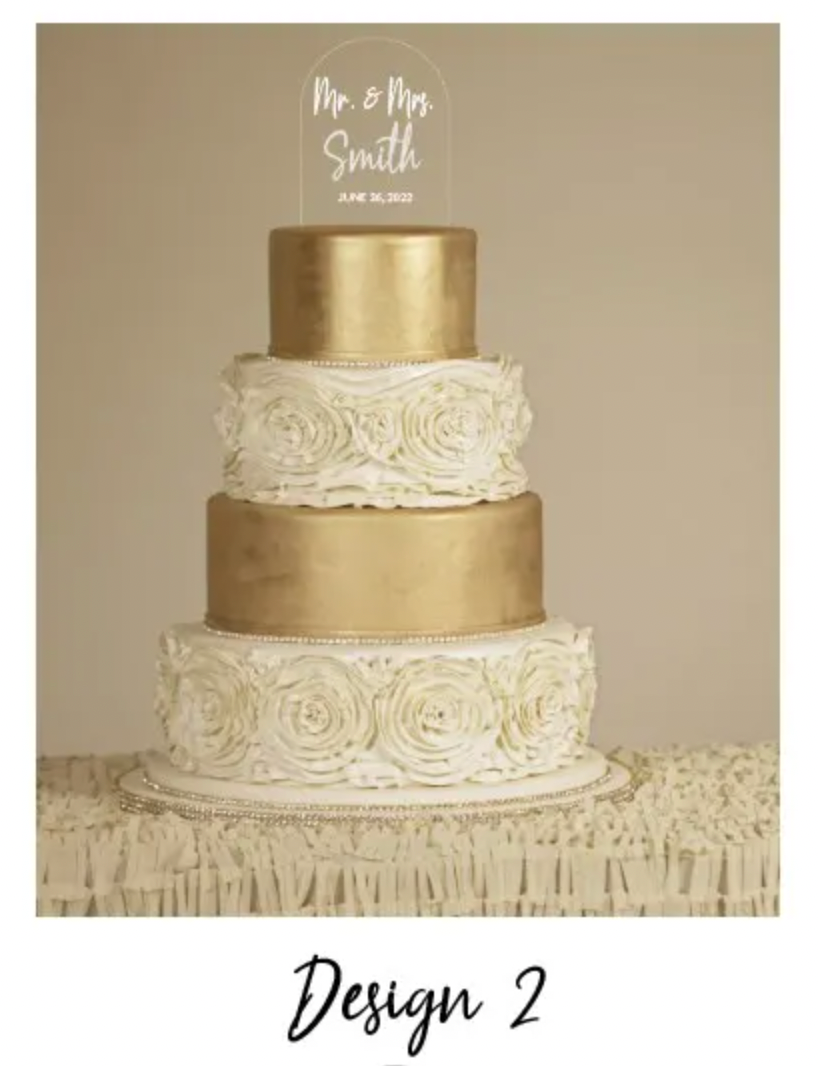 Personalized Cake Topper