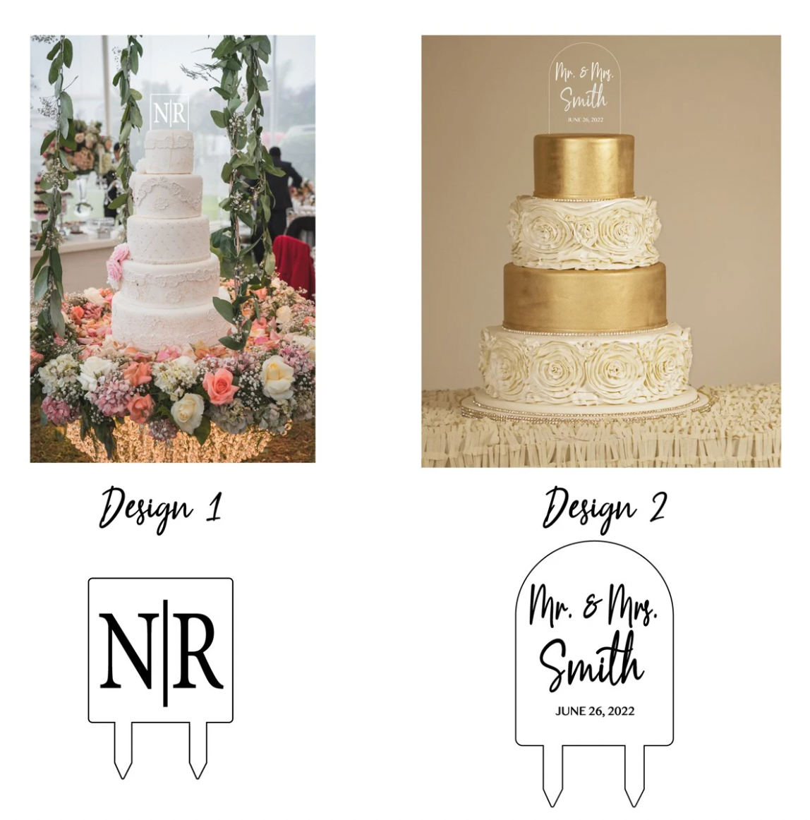 Personalized Cake Topper