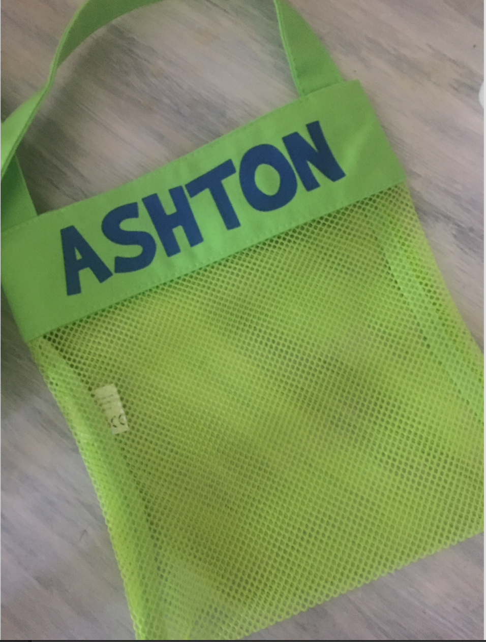 Personalized Mesh Shell Bags