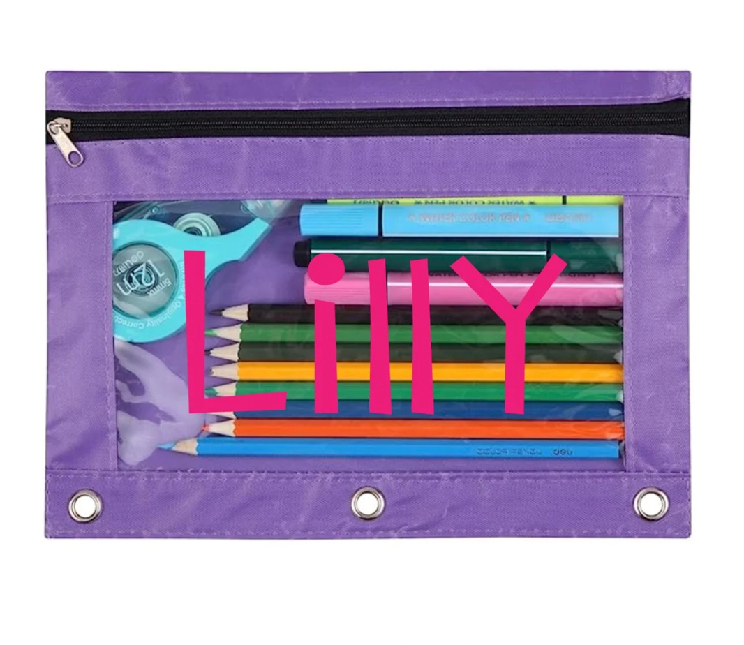 Personalized Pencil Pouch