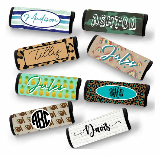 Personalized Bag Handle Wrap