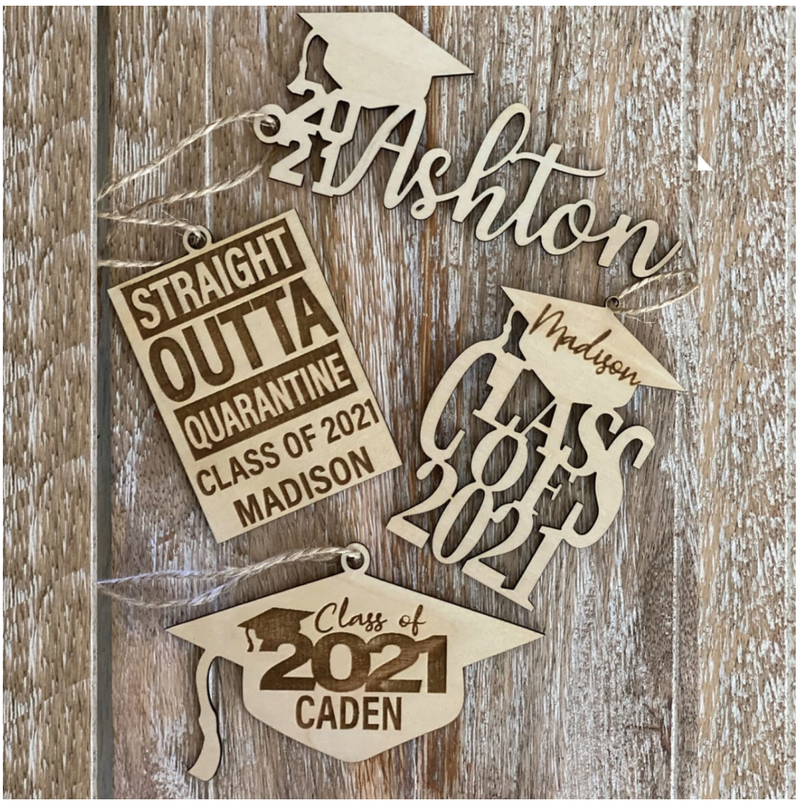 Personalized Graduation Keepsake Ornaments or Gift Tags