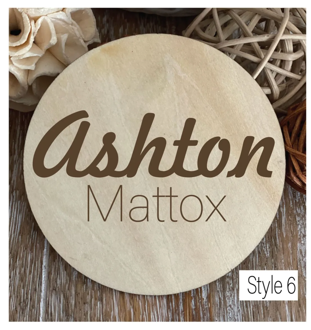 Personalized Engraved Wood Sign