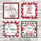 Personalized Christmas Santa Stickers